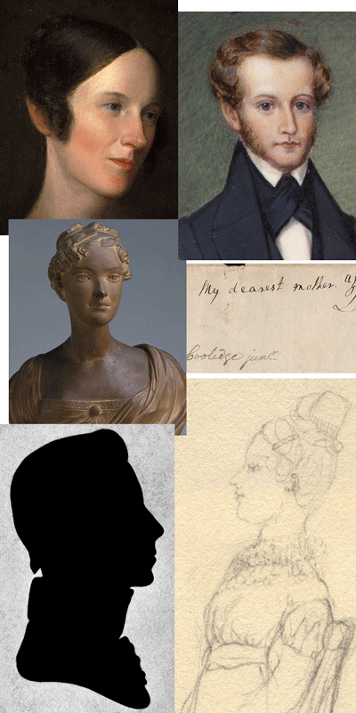 Mosaic image with various portraits of people Mosaic image with various portraits of people